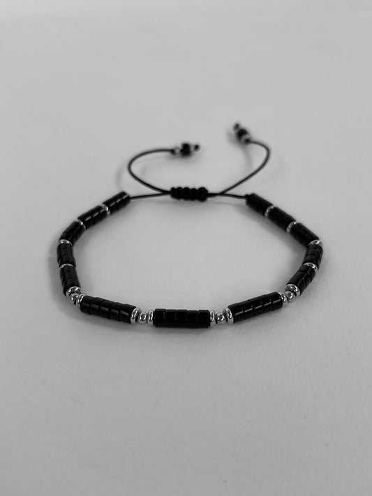 Malone Bracelet | Black Agate