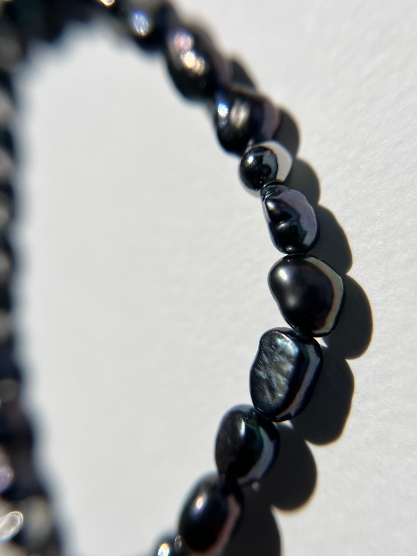 Tao Bracelet | Black Pearls