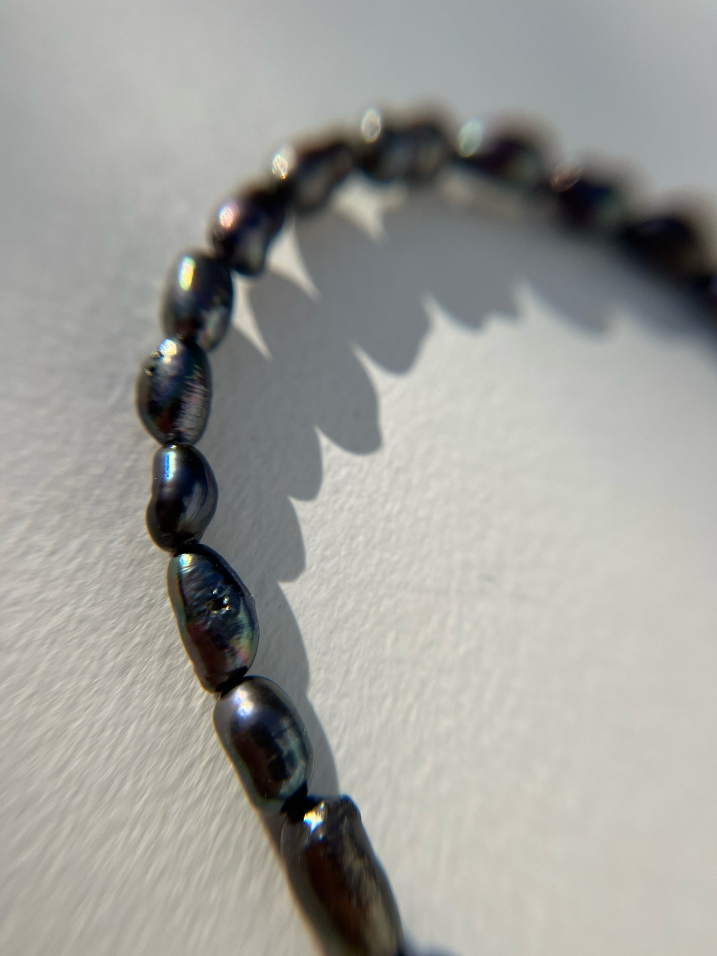 Tao Necklace | Black Pearls