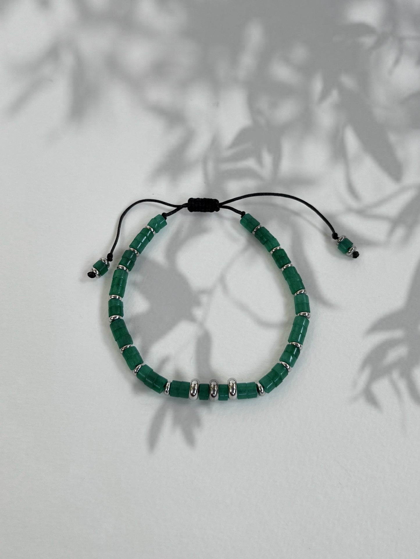 Feris Bracelet | Green Agate