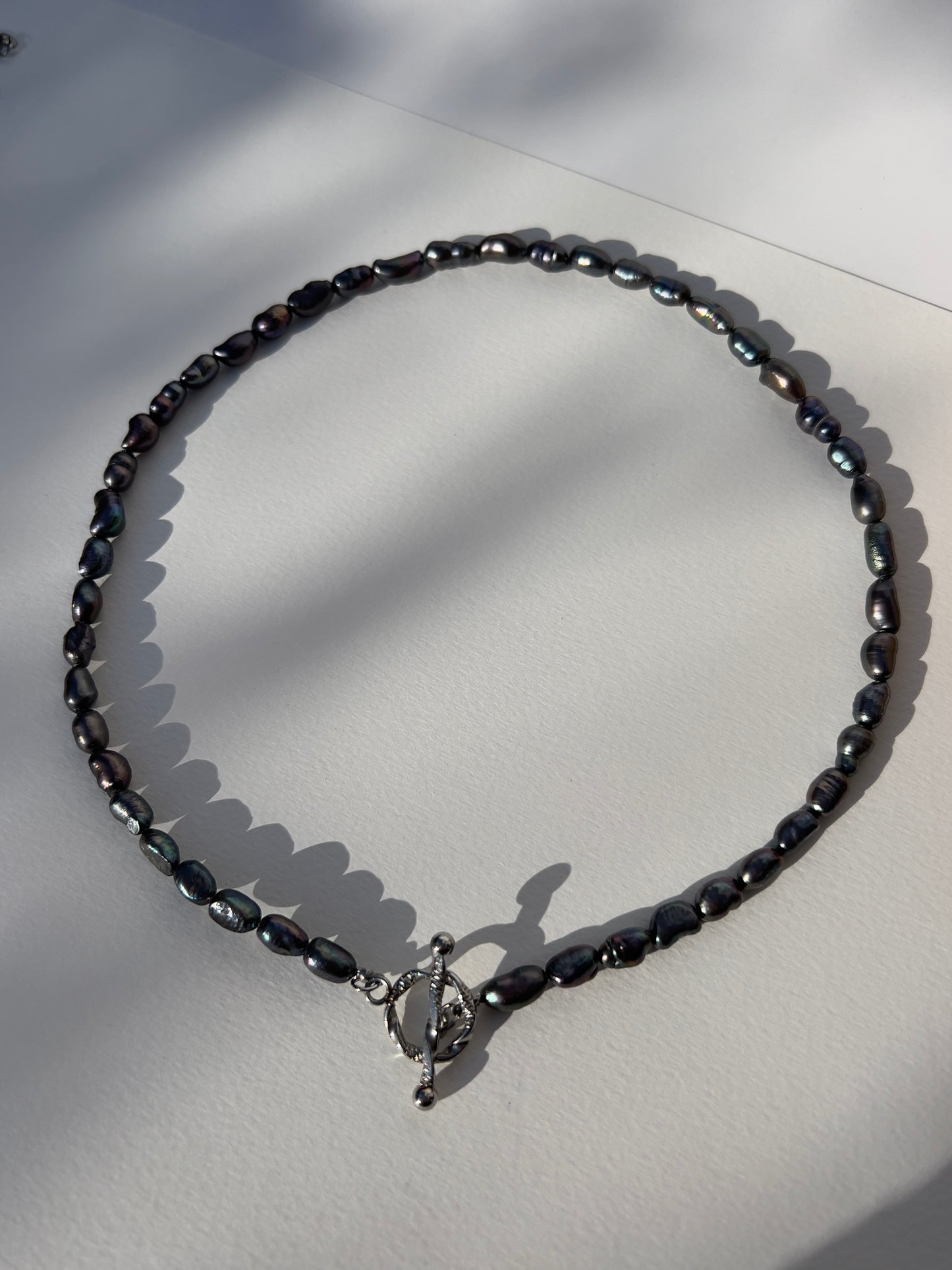 Tao Necklace | Black Pearls